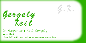gergely keil business card